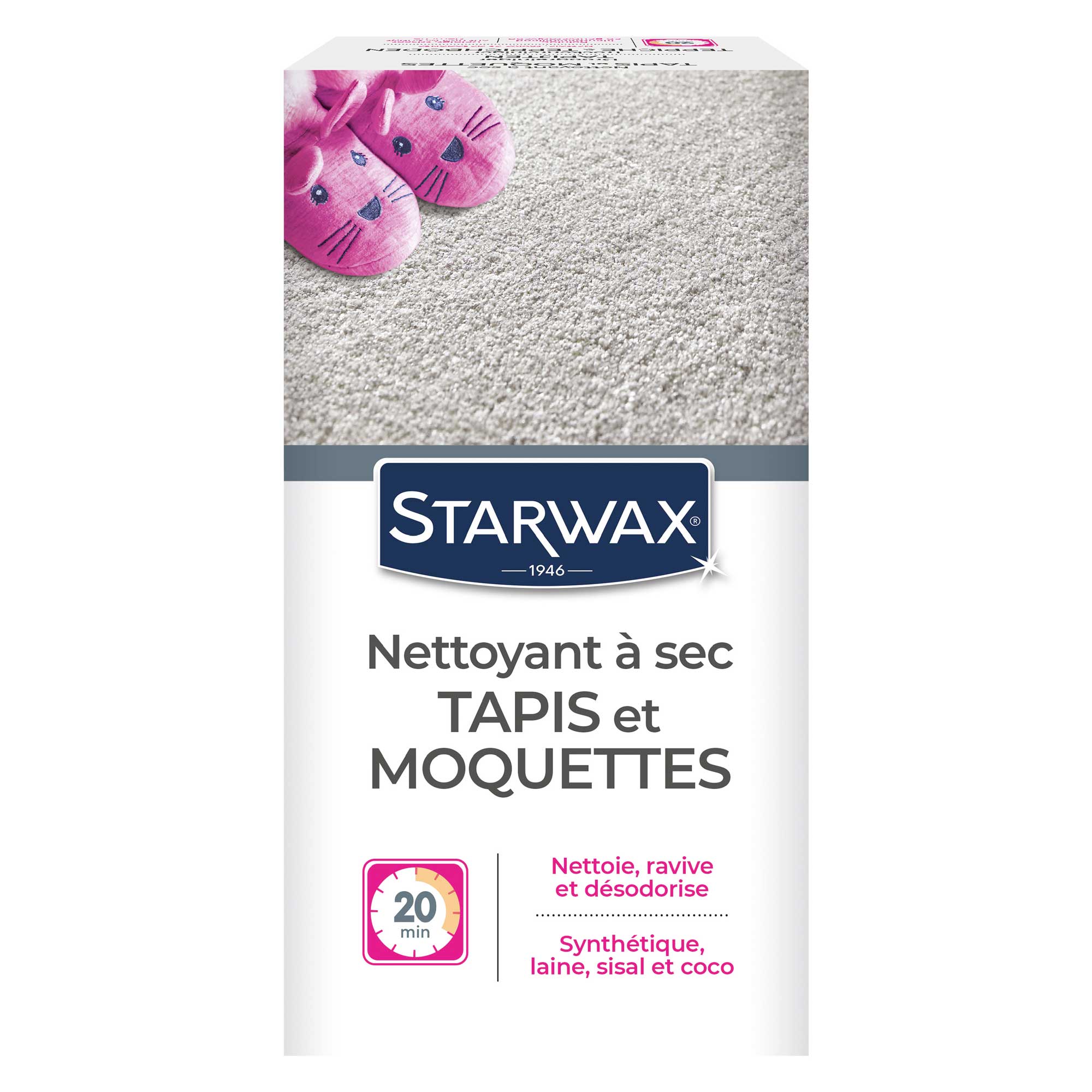 Shampooing raviveur tapis moquettes STARWAX 1 l